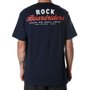 Camiseta Rock City Boardriders Board And Music Azul Marinho