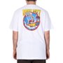 Camiseta Rock City Caveira Bali Surf Branco