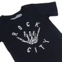 Camiseta Rock City Hang Loose Infanto - Juvenil Azul Marinho
