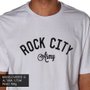 Camiseta Rock City Lettring Branco