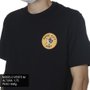 Camiseta Rock City New Army Surf Preto/Laranja
