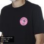 Camiseta Rock City New Army Surf Preto/Rosa