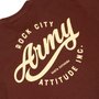 Camiseta Rock City Regular Attitude Inc Marrom