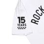 Camiseta Rock City Relax 15 Years Branco