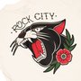 Camiseta Rock City Relax Pantera Off White
