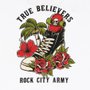 Camiseta Rock City True Believers Indo 2 Branco