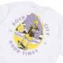 Camiseta Rock City x Nanda Bond Good Times Branco