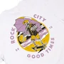 Camiseta Rock City x Nanda Bond Good Times Branco