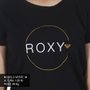 Camiseta Roxy Circle Logo Preto
