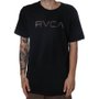 Camiseta RVCA Big Logo Fera Preto