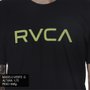 Camiseta RVCA Big Logo Preto/Verde