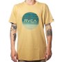 Camiseta RVCA Glitch Motors Mostarda