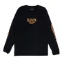 Camiseta Rvca M/L Retract Preto