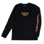 Camiseta Rvca M/L Retract Preto