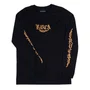 Camiseta Rvca M/L Retract Preto