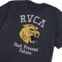 Camiseta Rvca Mascot Mescla Escuro