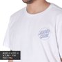 Camiseta Santa Cruz Amoeba Opus Dot Branco