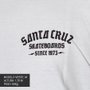 Camiseta Santa Cruz Blackletter Branco