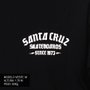 Camiseta Santa Cruz Blackletter Preto