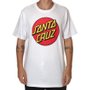 Camiseta Santa Cruz Classic Dot Branco