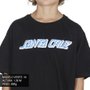 Camiseta Santa Cruz Classic Strip Juvenil Preto