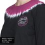 Camiseta Santa Cruz Cropped One Stroke Ml Feminina Rosa/Branco/Preto