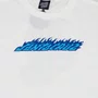 Camiseta Santa Cruz Flame Hand Strip Off White