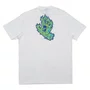 Camiseta Santa Cruz Flame Hand Strip Off White