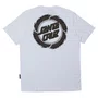 Camiseta Santa Cruz Flame Ringed Dot Ss Branco