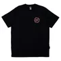 Camiseta Santa Cruz Flame Ringed Dot Ss Preto