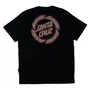 Camiseta Santa Cruz Flame Ringed Dot Ss Preto
