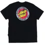 Camiseta Santa Cruz Flamed Mfg Dot Ss Preto