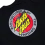 Camiseta Santa Cruz Flamed Mfg Dot Ss Preto