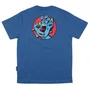 Camiseta Santa Cruz Hand Dot Juvenil Azul