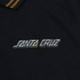 Camiseta Santa Cruz Holo Strip Polo Cropped Preto