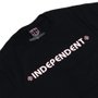 Camiseta Independent Juvenil Bar Cross 3 Preto