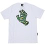 Camiseta Santa Cruz Juvenil Kaleido Hand Branco/Verde