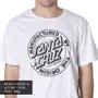 Camiseta Santa Cruz Mfg Dot 1 Color Branco