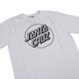 Camiseta Santa Cruz Opus Dot Infantil Branco