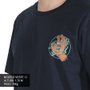 Camiseta Santa Cruz Opus Overlay Hand Azul Marinho