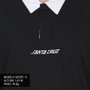 Camiseta Santa Cruz Polo Solid Strip M/L Preto/Branco