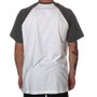 Camiseta Santa Cruz Raglan Clean Branco/Mescla