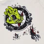 Camiseta Santa Cruz Roskopp Screaming Target Off White