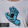 Camiseta Santa Cruz Screaming Hand Feminina Branco