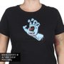 Camiseta Santa Cruz Screaming Hand Front Feminina Preto