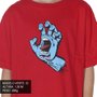 Camiseta Santa Cruz Screaming Hand Front Juvenil Vermelho