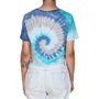 Camiseta Santa Cruz Strange Fish Eye Dot Cropped Azul Tie Dye