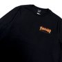 Camiseta Santa Cruz X Thrasher Flame Dot Collab M/L Preto