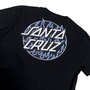 Camiseta Santa Cruz X Thrasher Flame Dot Collab Preto