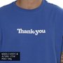 Camiseta Thank You Center Ss Azul Royal